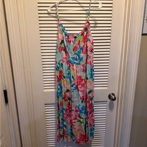 Old Navy Colorful Floral Maxi Dress